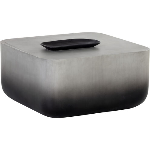 Strut 29.5 X 29.5 inch Black Ombre Outdoor Coffee Table